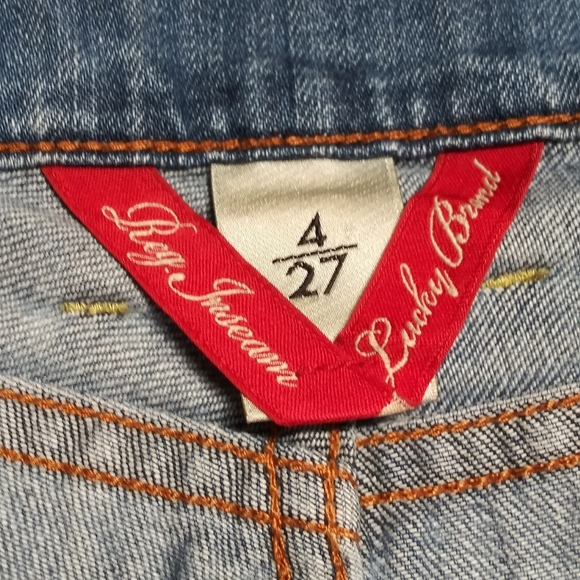 Lucky Brand Light Wash Denim Jeans Size 4 / 27 - Picture 6 of 8